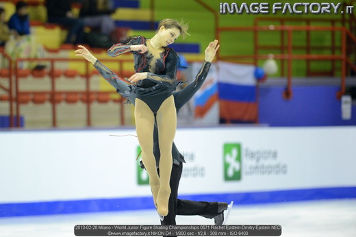 2013-02-28 Milano - World Junior Figure Skating Championships 0571 Rachel Epstein-Dmitry Epstein NED